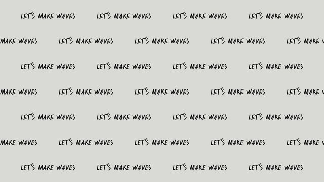 LMH virtual background Make Waves Rows, black on grey