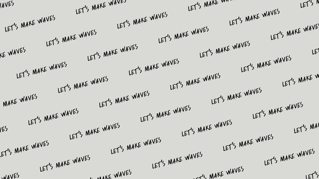LMH virtual background Make Waves Diagonal, black on grey