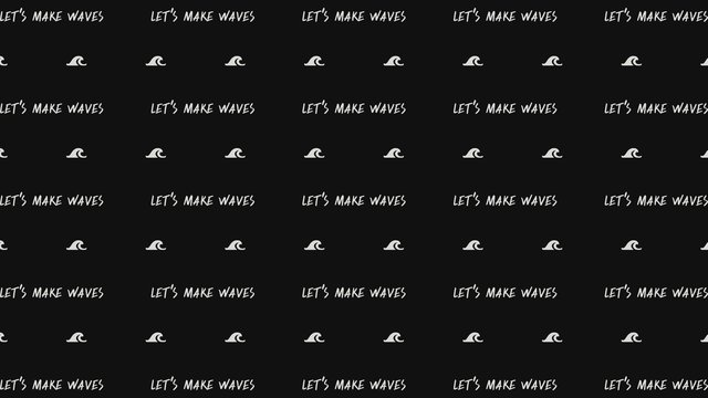 LMH virtual background Make Waves Mixed, grey on black